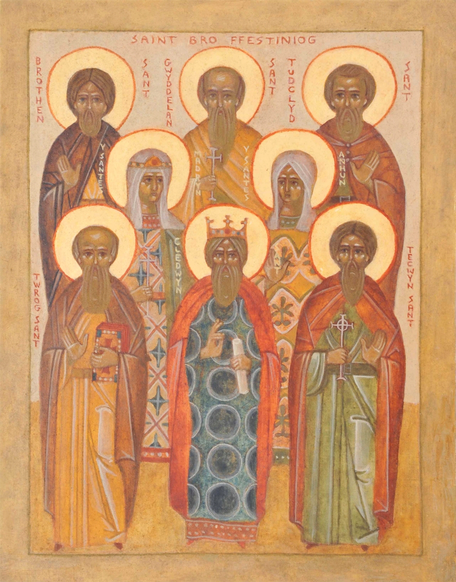 Religious icon: Group of Welsh Saints